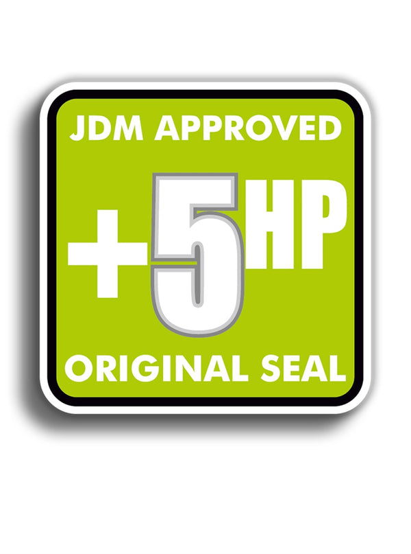 +5 HP JDM Approved 10x10 cm Sticker