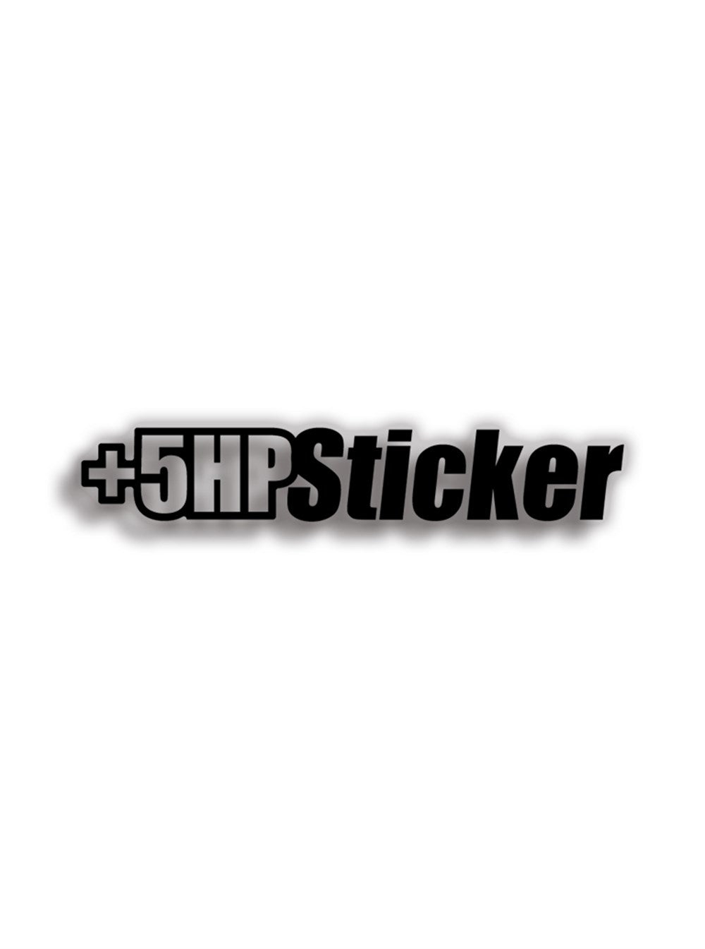 Sticker Add 5 Hp +5 HP 11x2 cm Sticker – Stickermess