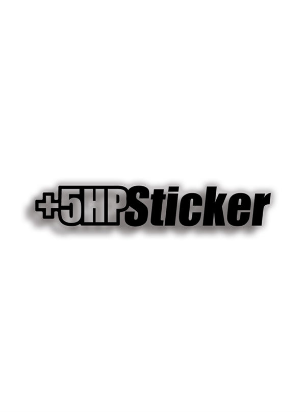 +5 HP 11x2 cm Sticker