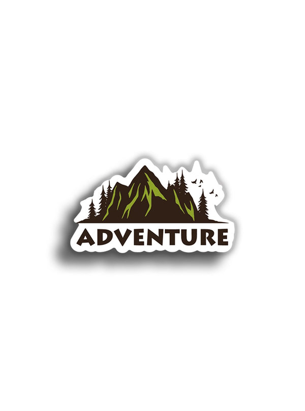 Adventure 11x6 cm Sticker