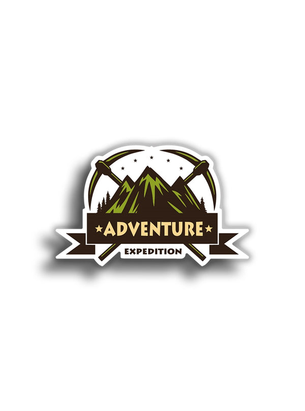 Adventure 11x7 cm Sticker