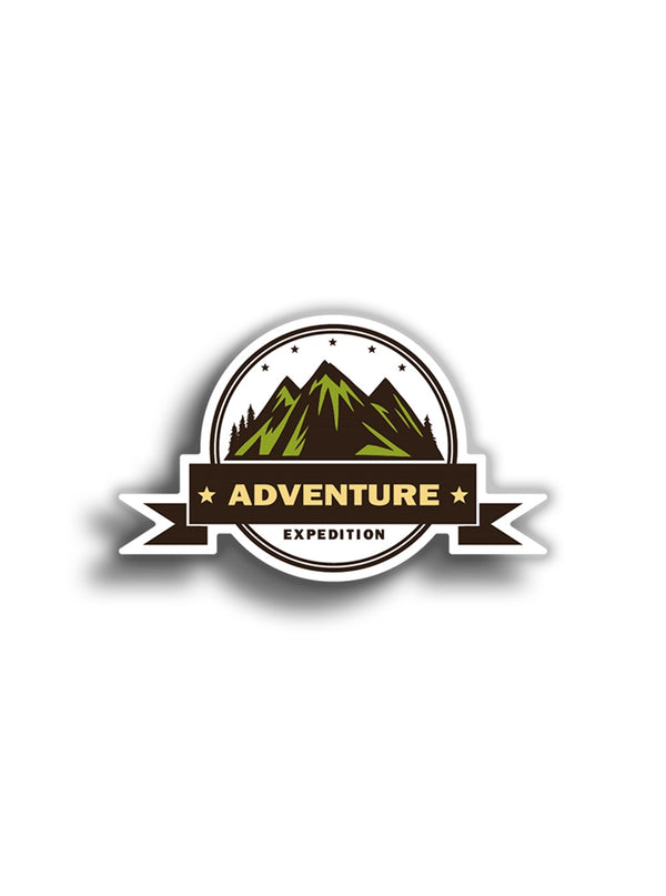 Adventure 10x6 cm Sticker