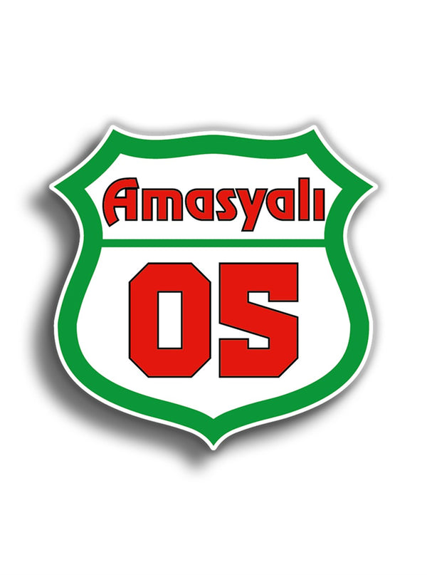 Amasyalı 10x10 cm Sticker