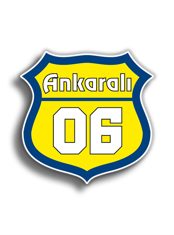 Ankaralı 10x10 cm Sticker