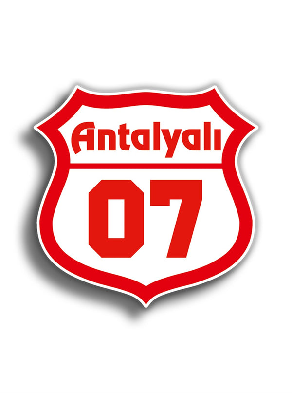 Antalyalı 10x10 cm Sticker