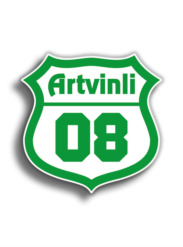 Artvinli 10x10 cm Sticker