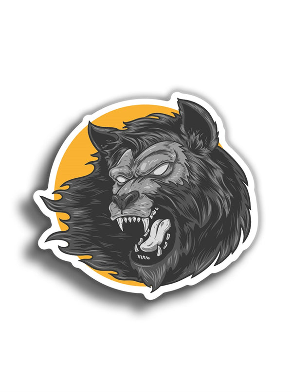 Aslan 10x9 cm Sticker