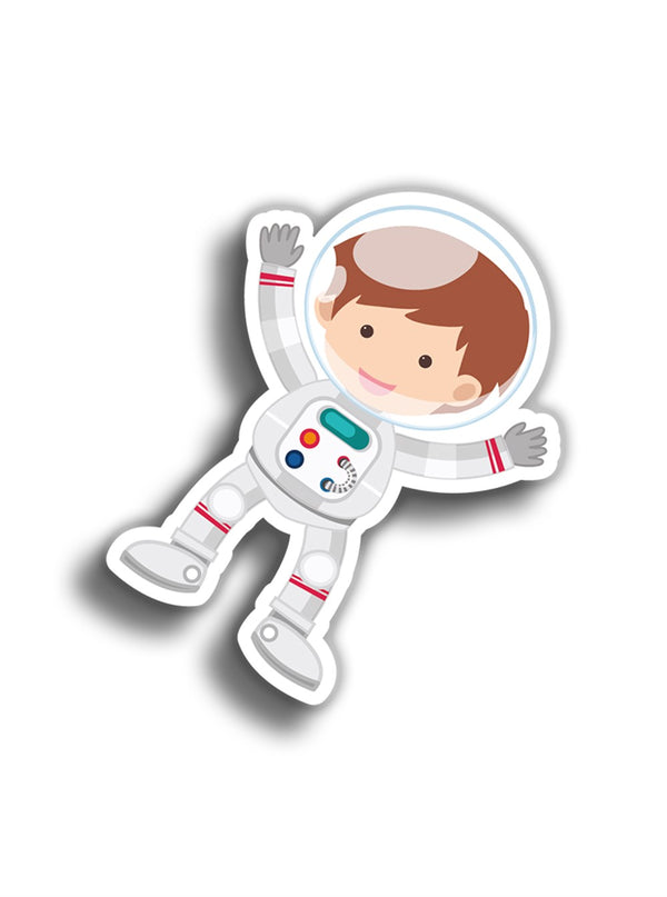 Astronot 9x7 cm Sticker