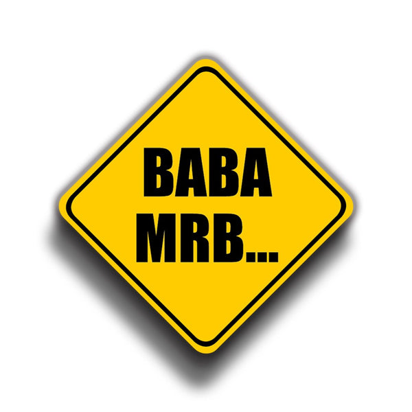 Baba MRB 9x9 cm Sticker