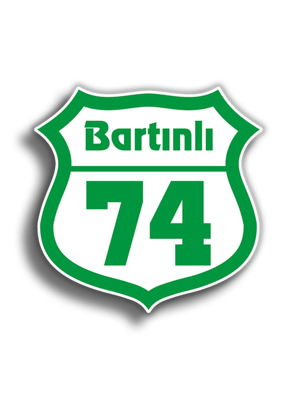 Bartınlı 10x10 cm Sticker