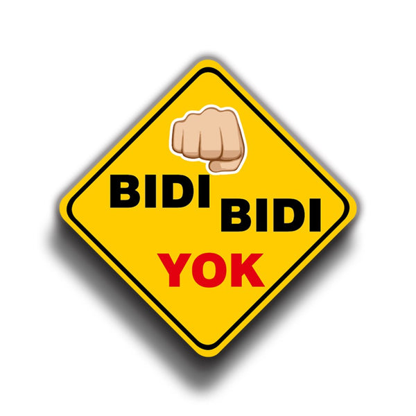 Bıdı Bıdı Yok 9x9 cm Sticker