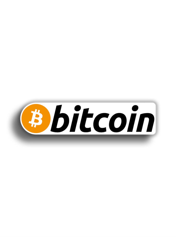 Bitcoin 11x3 cm Sticker