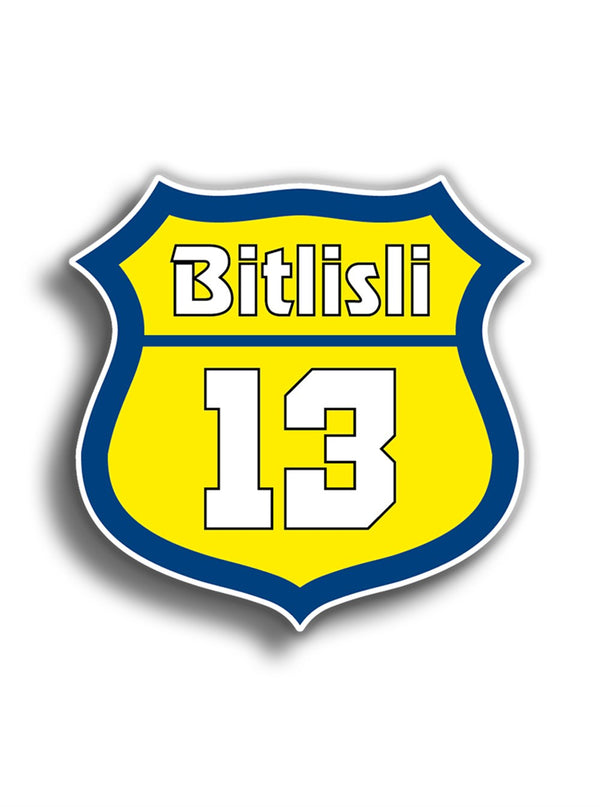 Bitlisli 10x10 cm Sticker