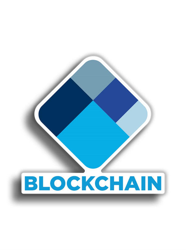 Blockchain 7x7 cm Sticker