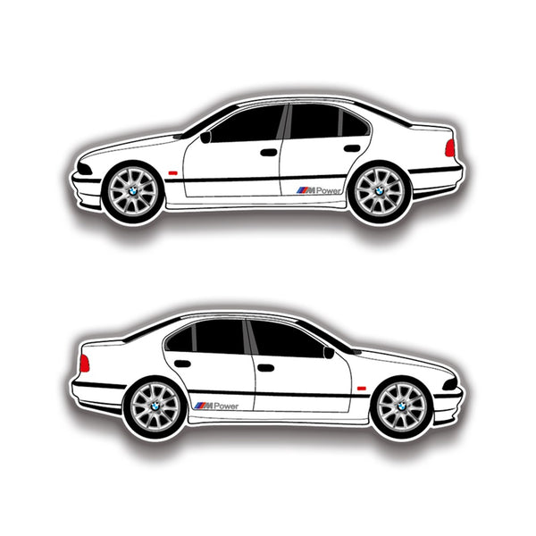 BMW 5 Serisi 16x5 cm Sticker