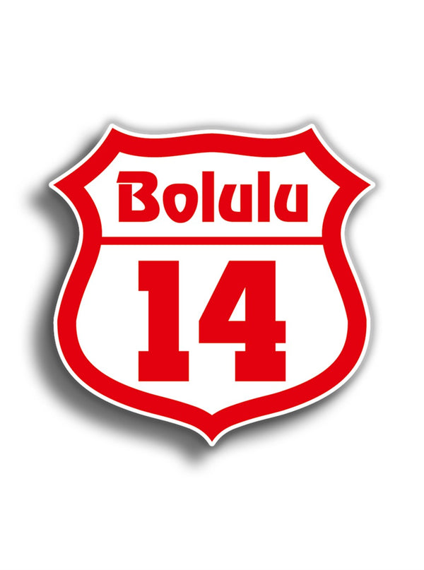 Bolulu 10x10 cm Sticker