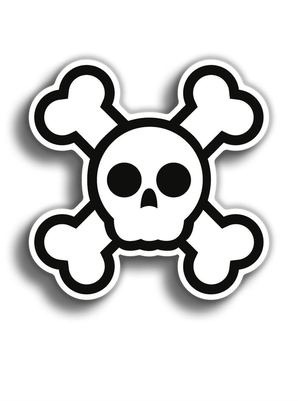 Bones and Skulls 9x9 cm Sticker