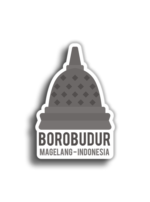 Borobudur 11x8 cm Sticker