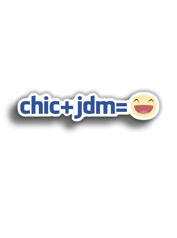 chic+jdm 14x3 cm Sticker