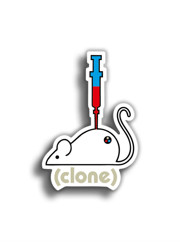 Clone 12x8 cm Sticker