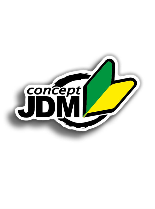 Consept JDM 12x5 cm Sticker