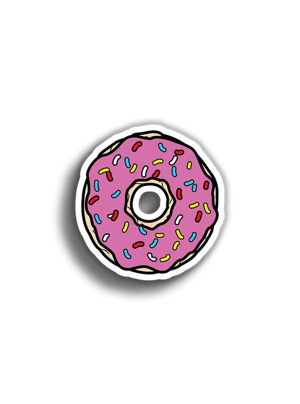 Donut 9x9 cm Sticker