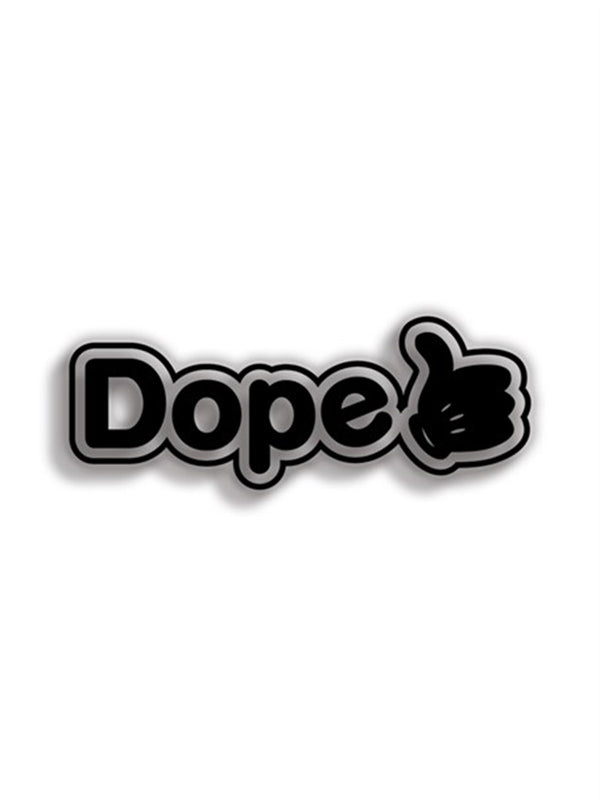 Dope 11x4 cm Siyah Sticker