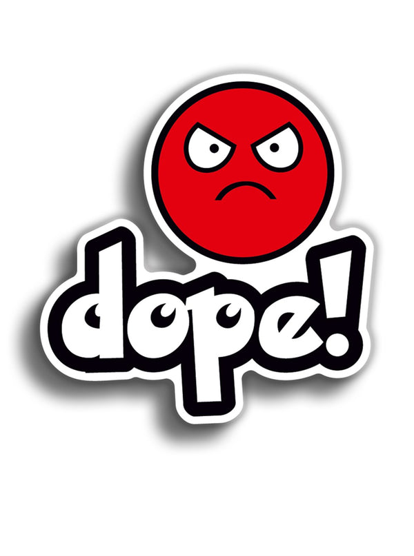 Dope 10x9 cm Sticker