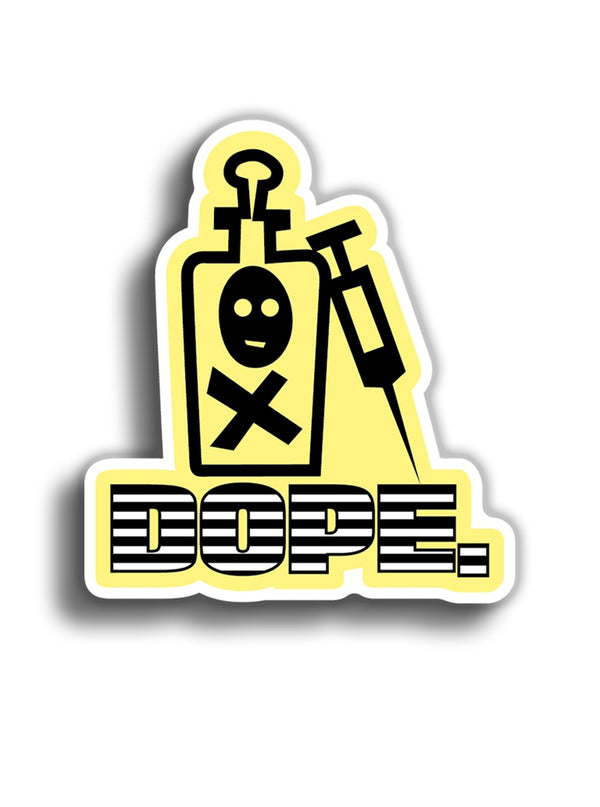 Dope 11x9 cm Sticker