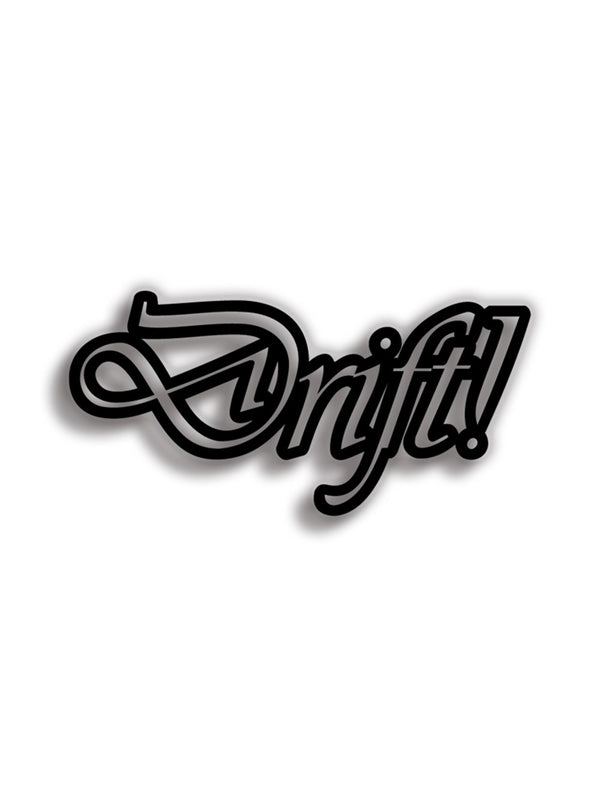 Drift 12x6 cm Beyaz Sticker