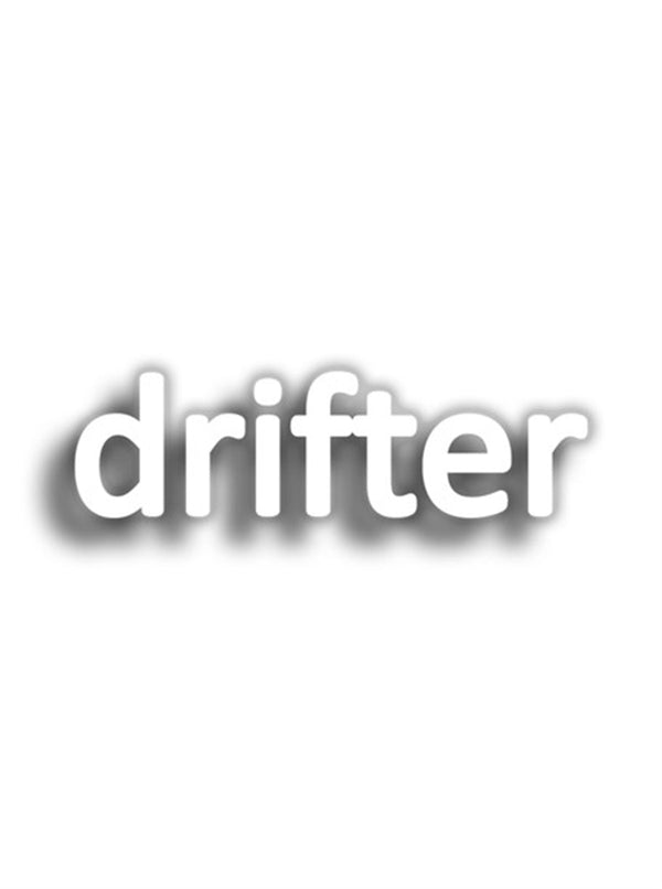 Drifter 12x4 cm Siyah Sticker