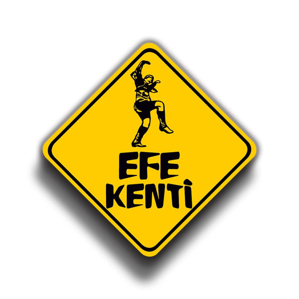 Efe Kenti 9x9 cm Sticker