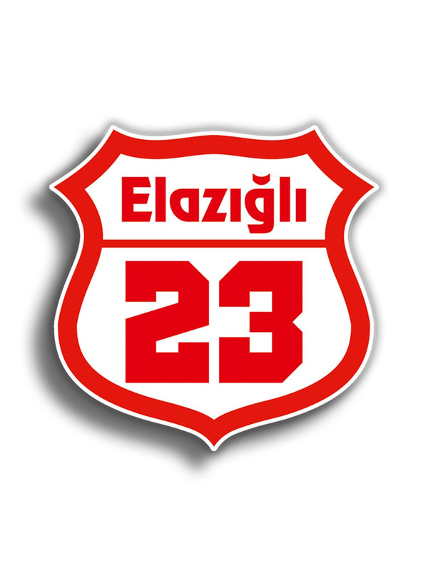 Elazığlı 10x10 cm Sticker