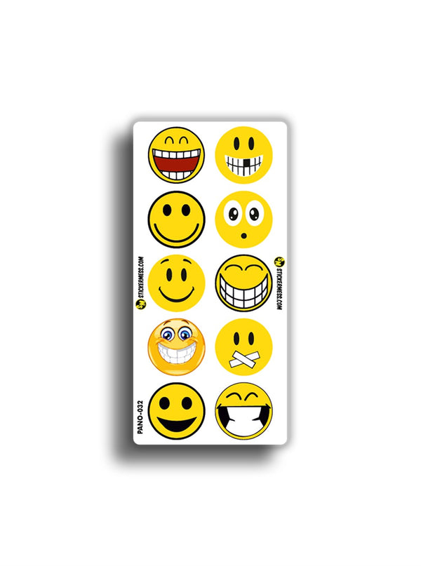 Emoji Pano 2 23x12 cm Sticker