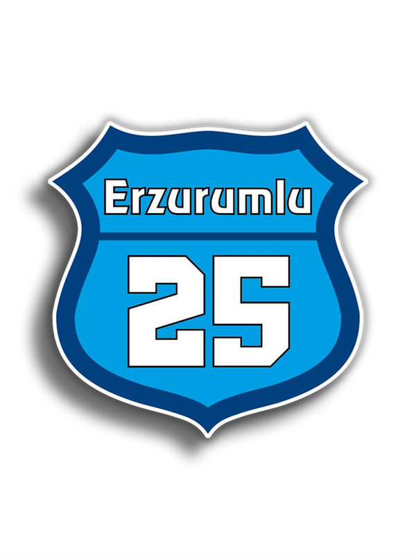 Erzurumlu 10x10 cm Sticker