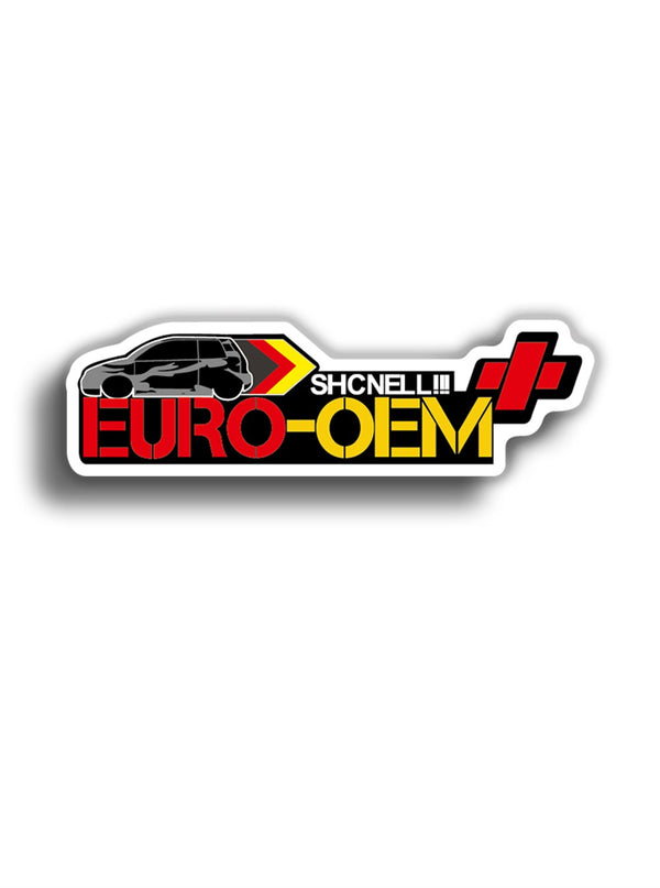 Euro-Oem 12x4 cm Sticker