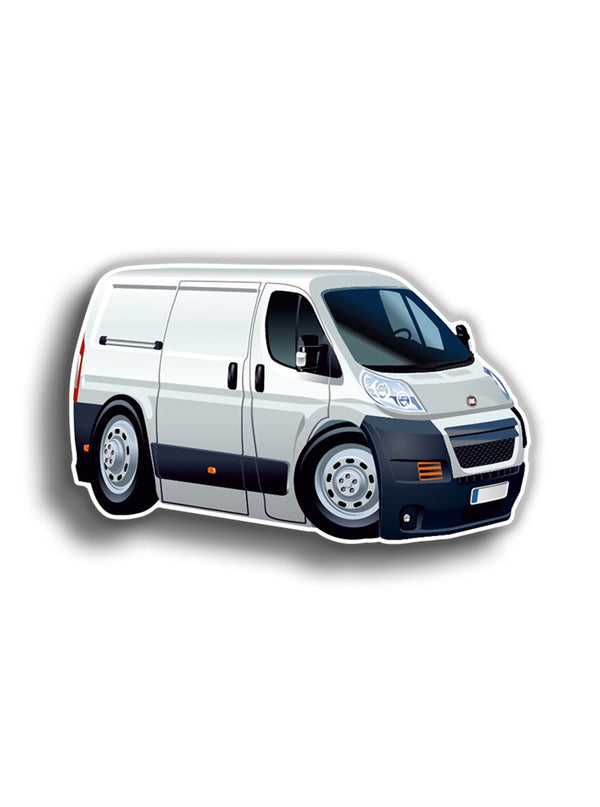 Fiat Ducato 13x8 cm Sticker