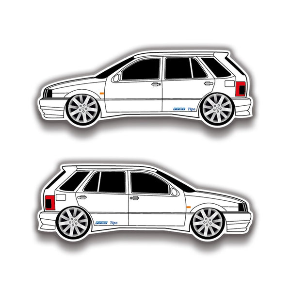 Fiat Tipo 14x5 cm Sticker