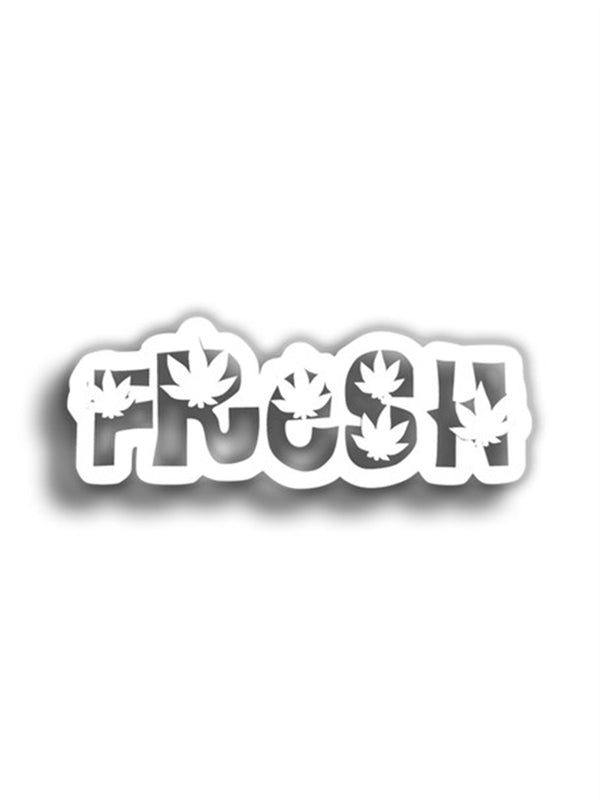 Fresh 11x4 cm Siyah Sticker