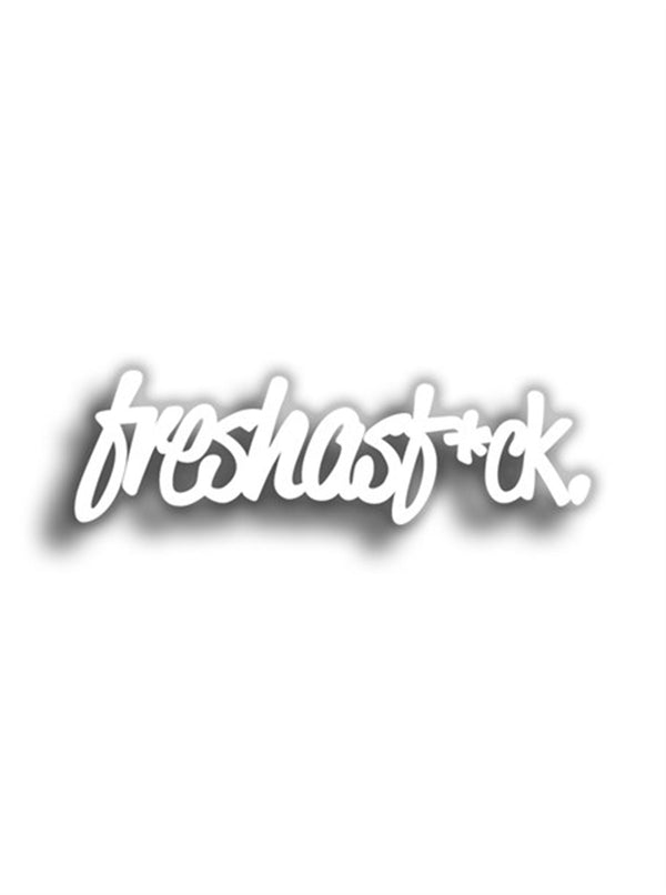 fresh as f.ck 10x3 cm Siyah Sticker