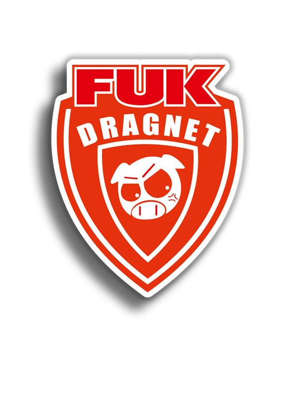 FUK Dragnet 9x7 cm Sticker