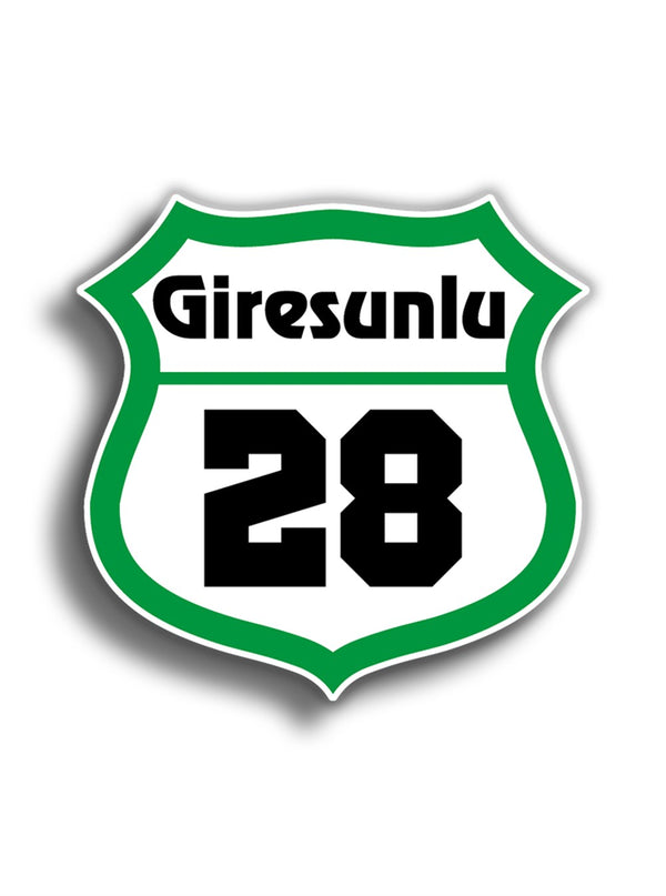 Giresunlu 10x10 cm Sticker