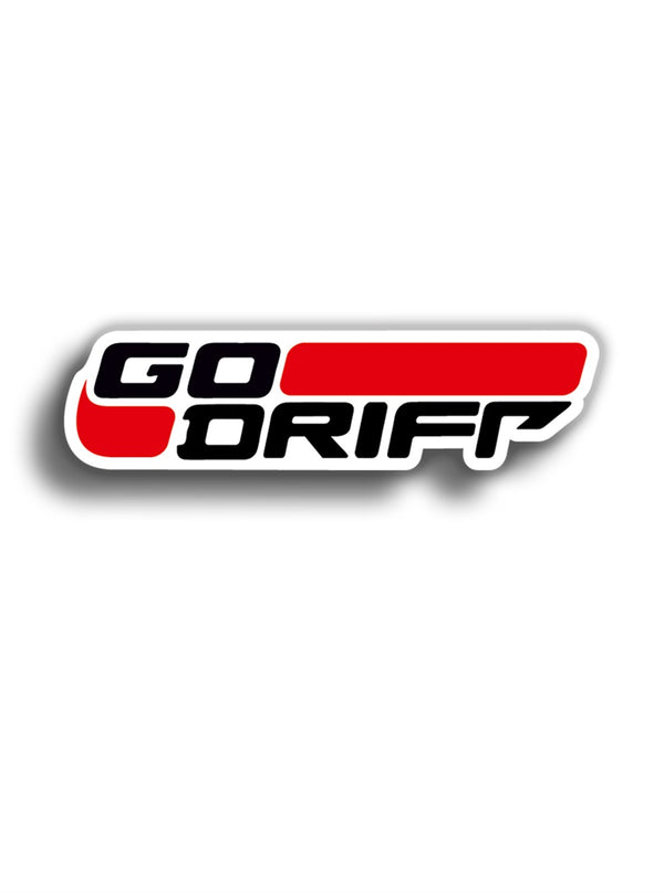 Go Drift 14x4 cm Sticker