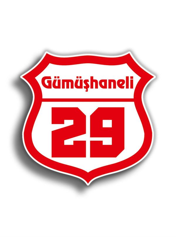 Gümüşhaneli 10x10 cm Sticker