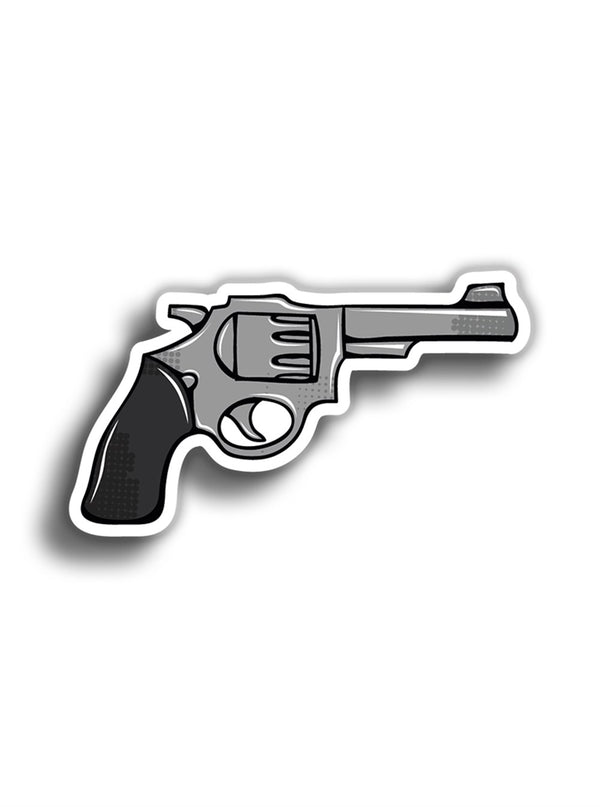 Gun 10x6 cm Sticker