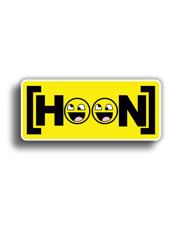 HOON 11x5 cm Sticker