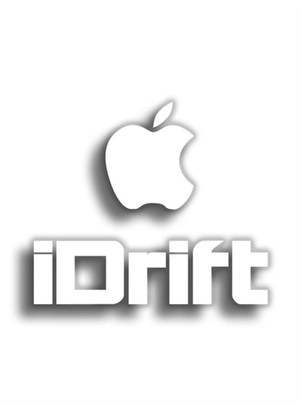 iDrift 10x8 cm Siyah Sticker