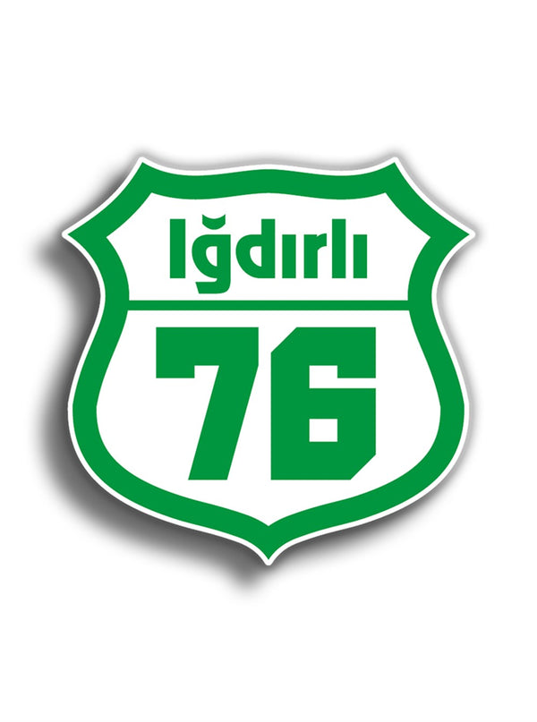 Iğdırlı 10x10 cm Sticker