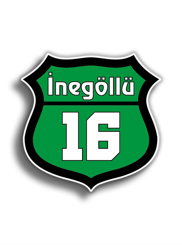 İnegöllü 10x10 cm Sticker