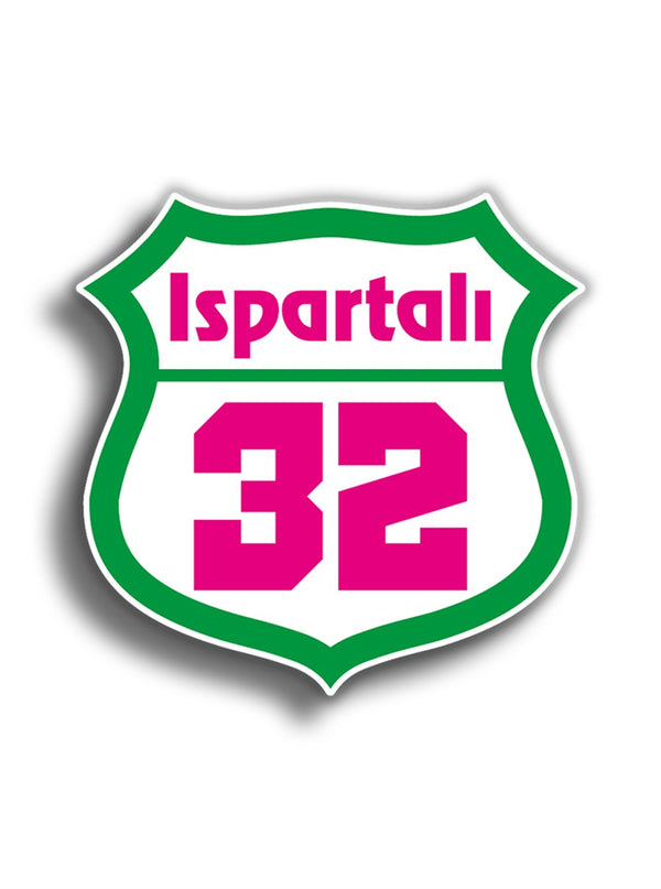 Ispartalı 10x10 cm Sticker